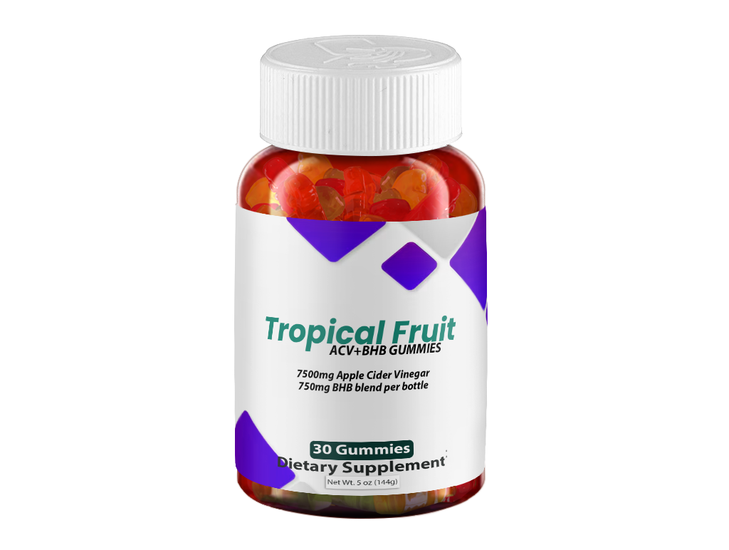 Tropical Fruit ACV+BHB Gummies
